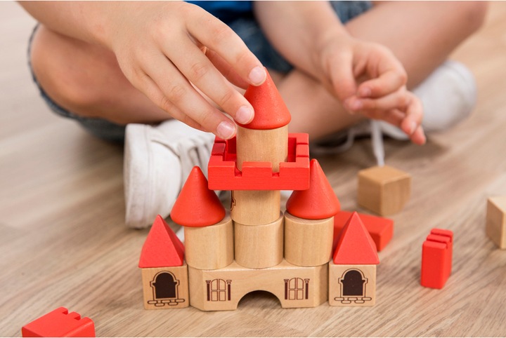 Actual product image Miniland Stacking Castle
