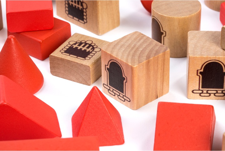 Actual product image Miniland Stacking Castle