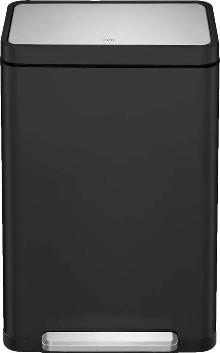 Actual product image EKO Pedal bin X-Cube pedal bin rectangular black 45 L with extra wide pedal, cushioned deck (45 l)