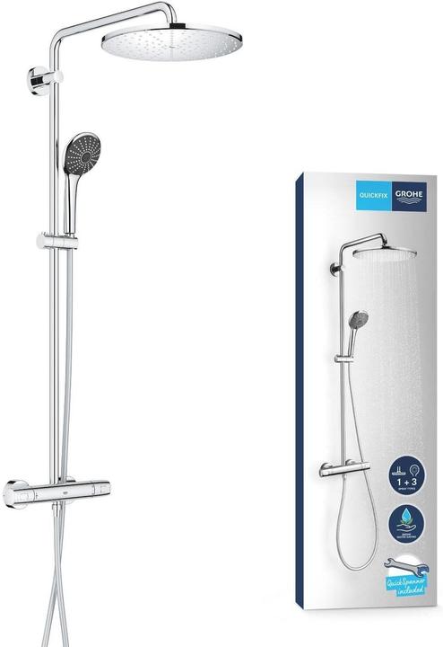 Actual product image Grohe Vitalio System 310 shower system