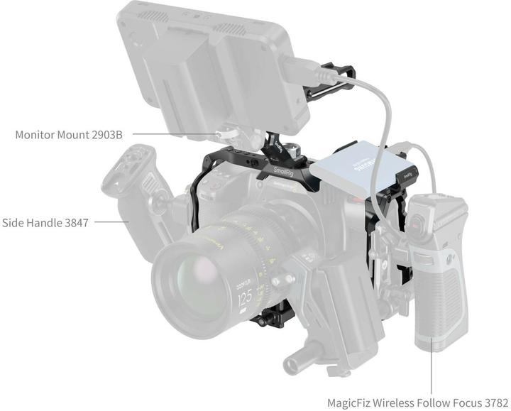 Actual product image SmallRig Basic Cage Kit for Blackmagic Design Cinema Camera 6K 4574 (Cage)
