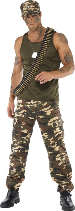 Image du produit Smiffys Army - Camo kaki (L)