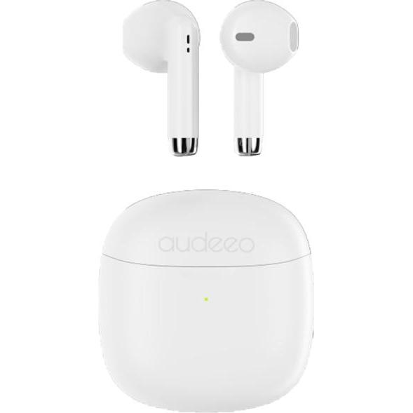 Konjac Sponge Słuchawki Audeeo Słuchawki TWS Orbiter II (białe), Cuffie