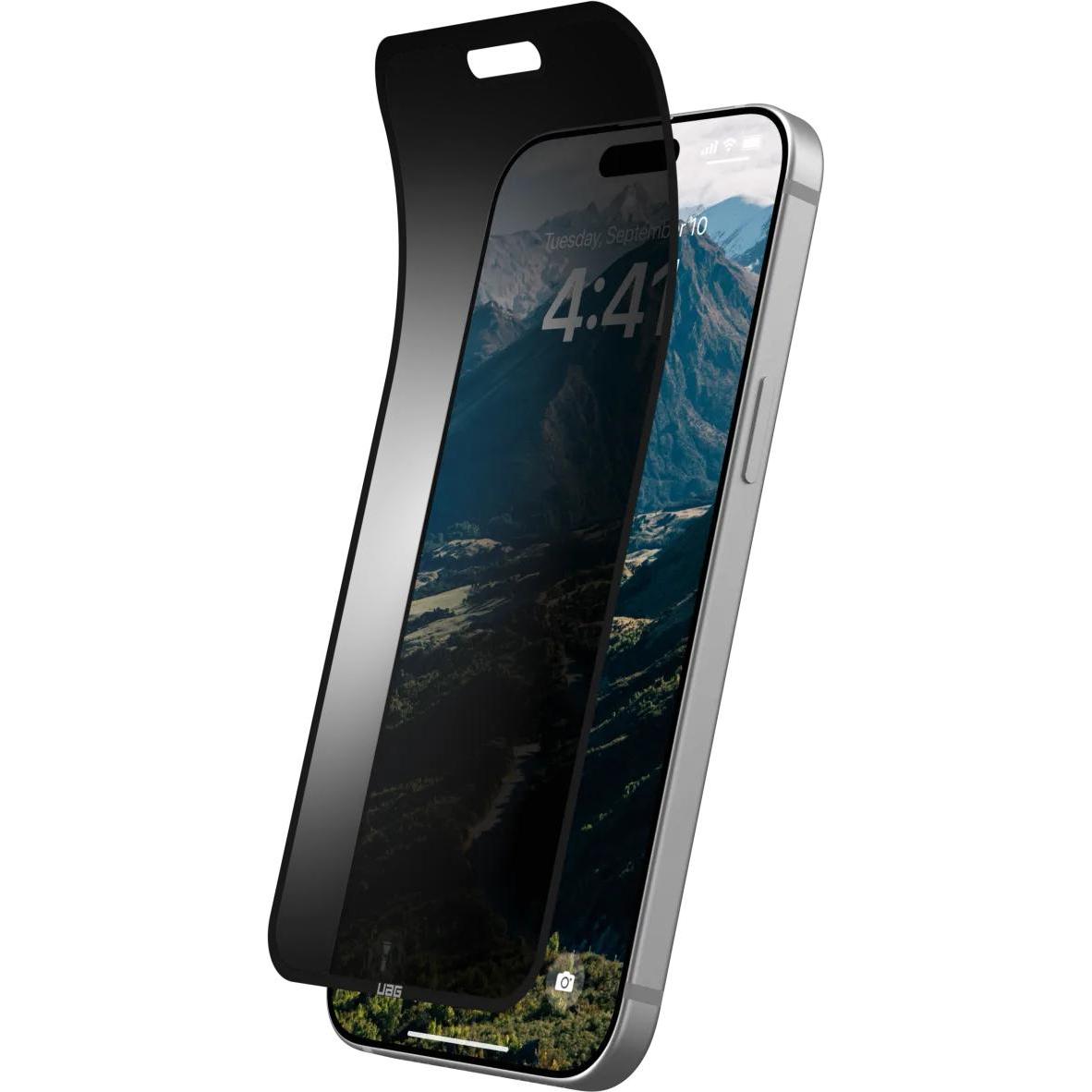 Thumbnail - UAG Removable Privacy Eco (1 Stück, Apple iPhone 16 Plus), Smartphone Schutzfolie, Grau