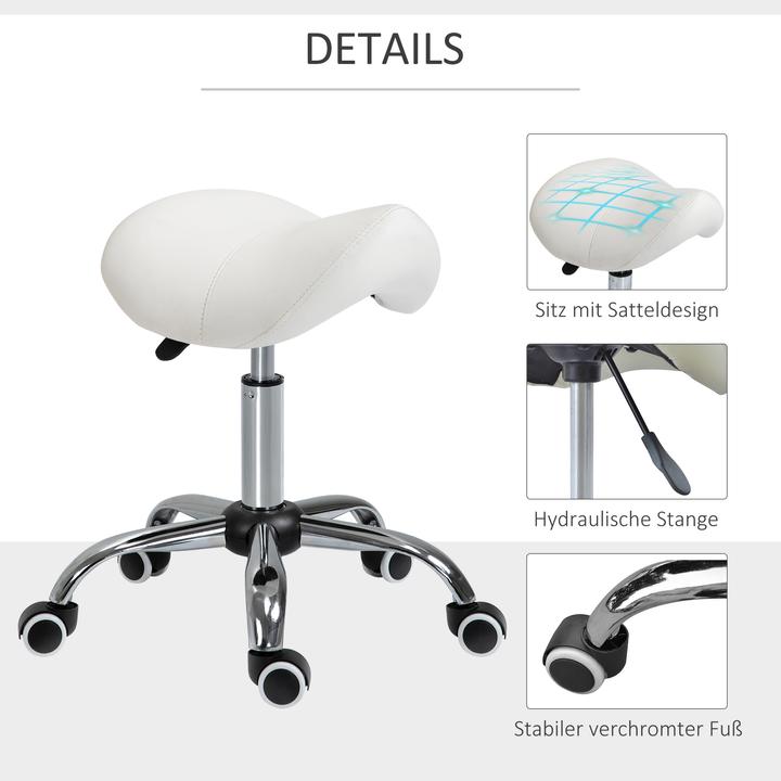 Actual product image Homcom Saddle stool