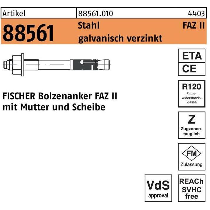 Thumbnail - Fischer, Dübel, Bolzenanker bolzen (20 Stk.)