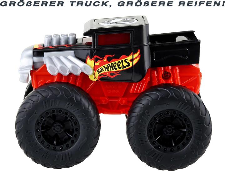 Produktbild Hot Wheels Monster Trucks Roarin' Wreckers Bone Shaker 1:43