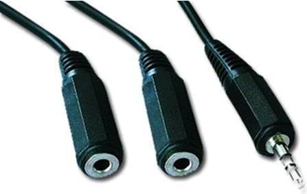 Image du produit Gembird CABLE AUDIO SPLITTER 3.5MM/5M BLACK CCA-415 (5 m, Jack 3,5 mm (AUX))