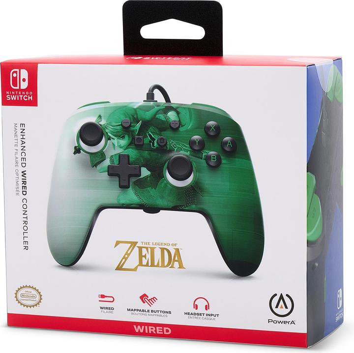 Produktbild PowerA Verbesserter kabelgebundener Controller für Nintendo Switch - Heroic Link (Switch)