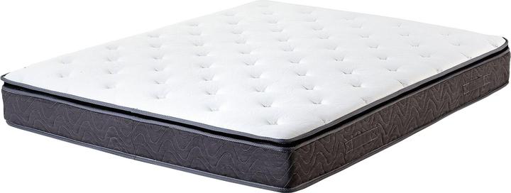 Beliani Pocket spring mattress latex 5-zones medium firm 140 x 200 cm hypoallergenic JOY (Spring core, 140 x 200 cm)