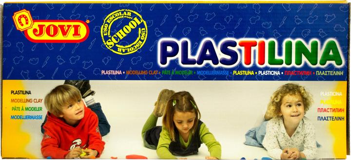 Produktbild Jovi Knete PLASTILINA farbsortiert, 15 Farben je 150,0 g