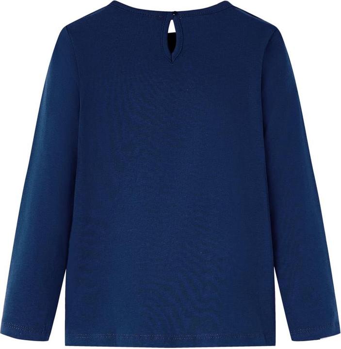 Produktbild VidaXL Kinder-Langarmshirt Marineblau 140,Material: 95 % Baumwolle (140)
