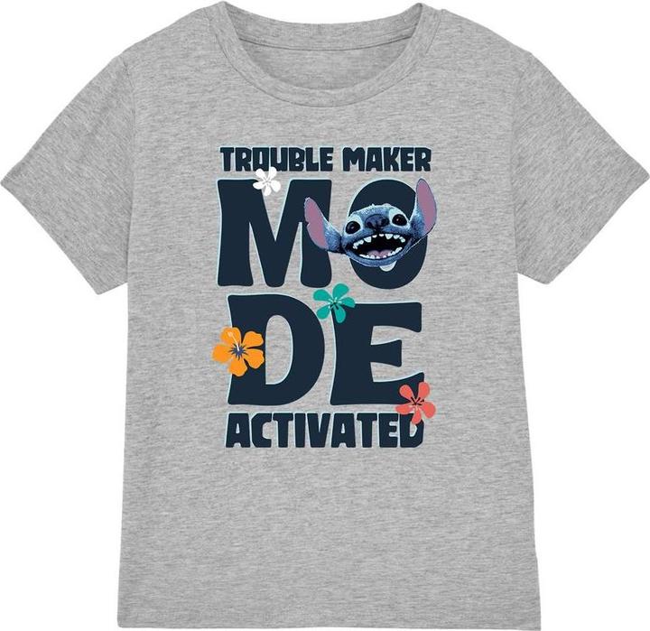 Immagine prodotto Lilo & Stitch Trouble Maker Mode Maglietta Ragazzi (104)