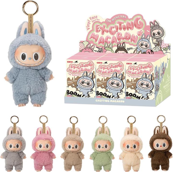 Immagine prodotto Pop Mart Scatola cieca della serie Exciting Macaron di Labubu (17 cm)