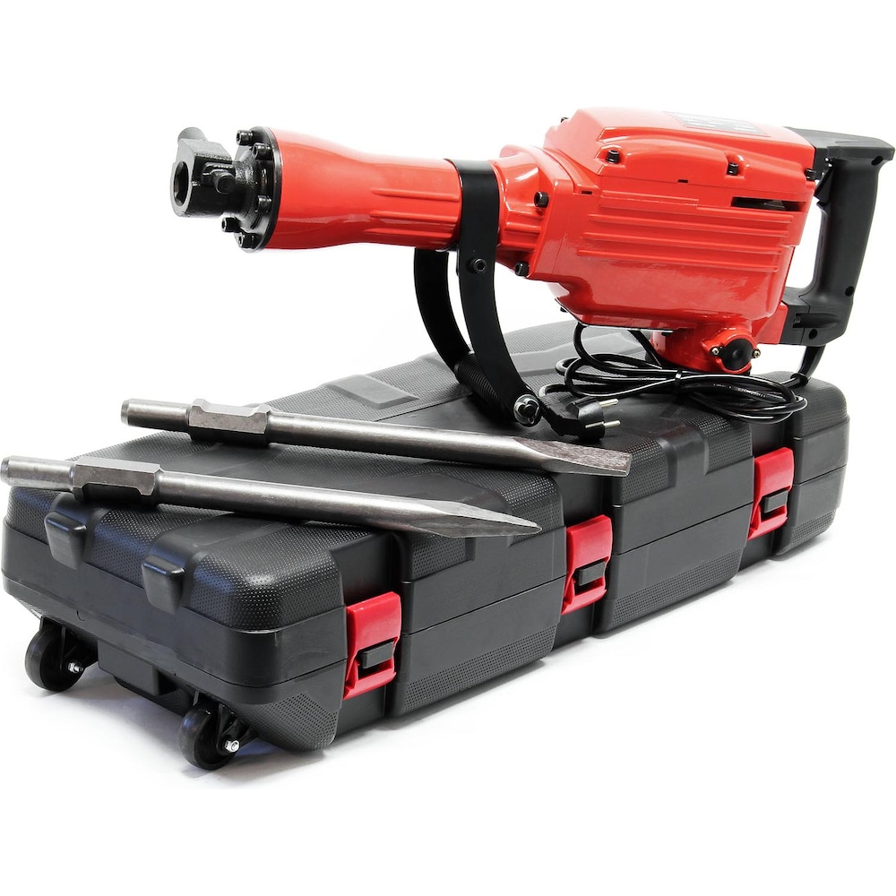 Wiltec, Abbruchhammer + Meisselhammer, Abbruchhammer 1700W 1900U/min Meisselhammer Stemmhammer Schlaghammer (Netzbetrieb...