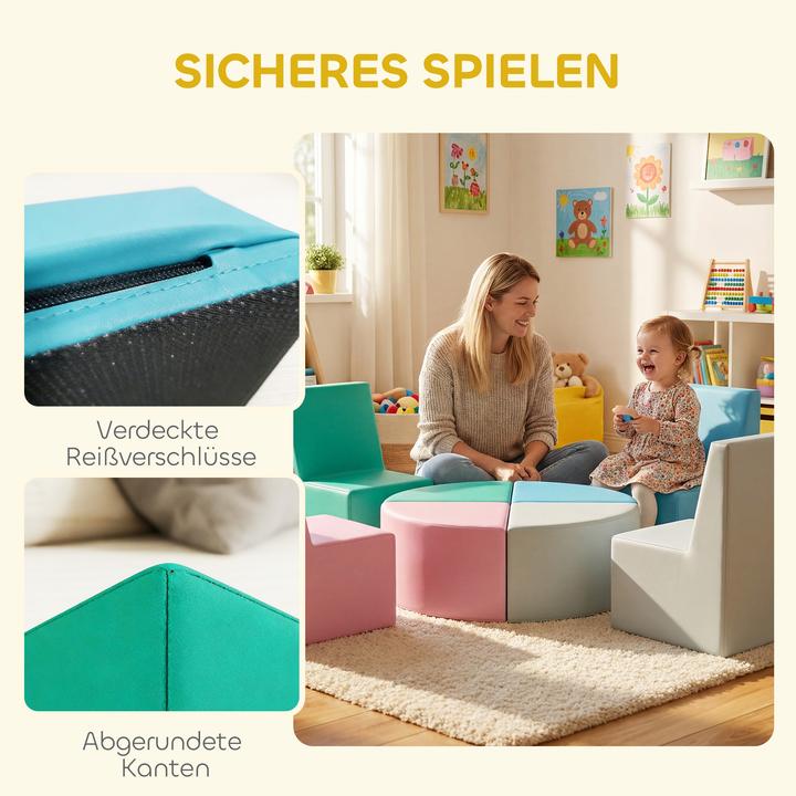 Produktbild Aiyaplay Softbausteine PU, EPE Mehrfarbig
