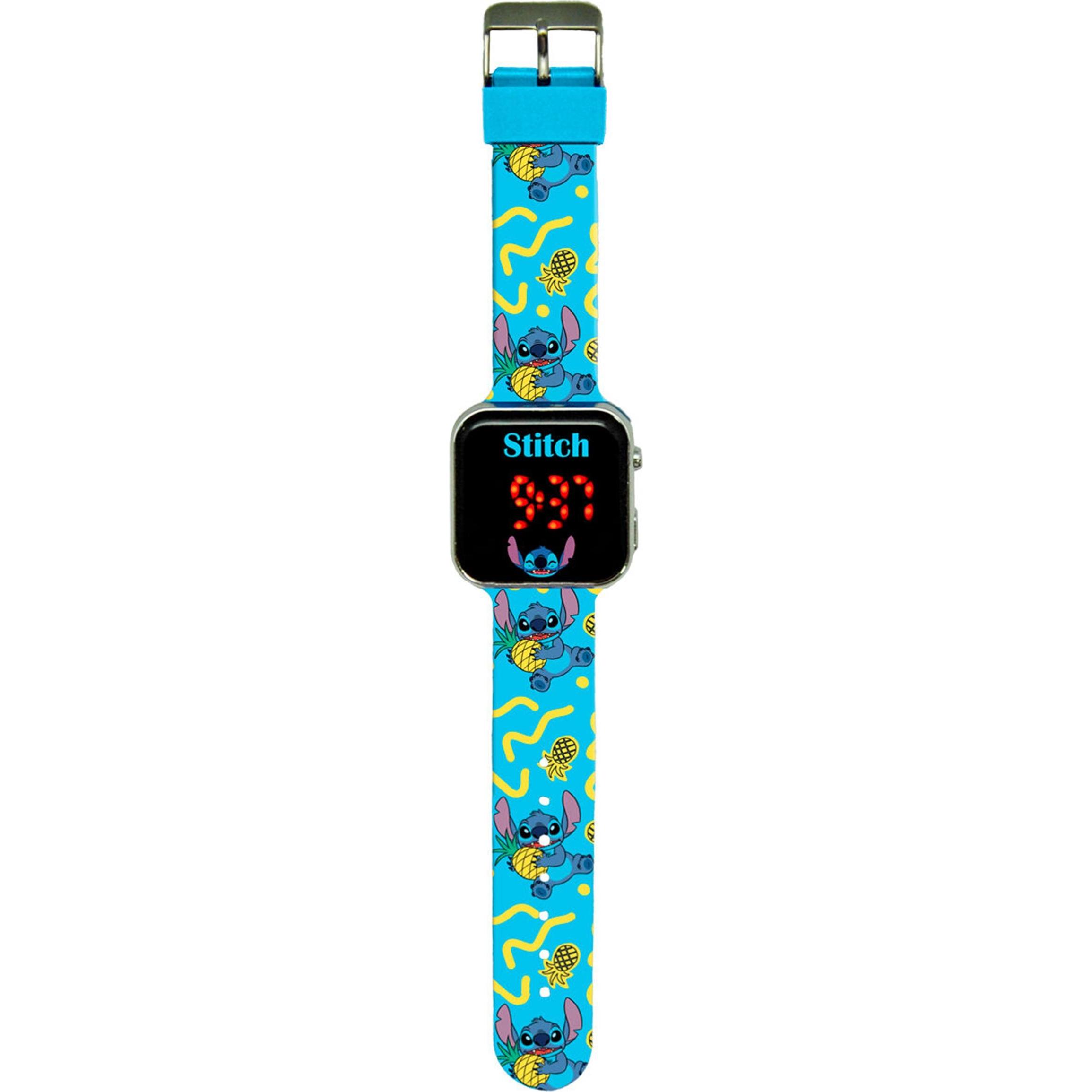 Thumbnail - Kids Licensing, Armbanduhr, Stitch, Blau, (Digitaluhr, 40 mm)