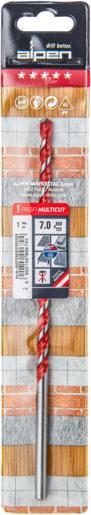 Actual product image Alpen Carbide multi-purpose drill 7 m (7 mm)