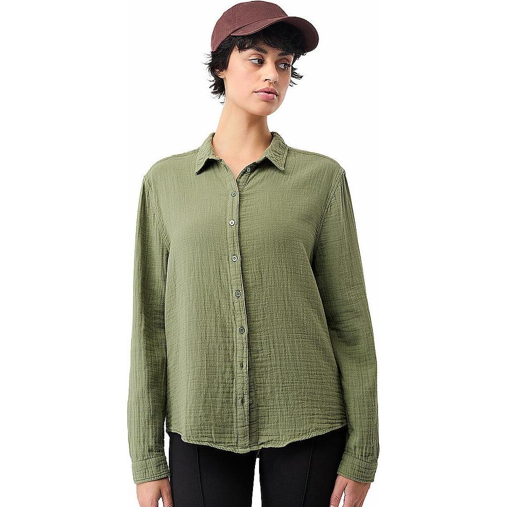 Mandala, Damen, Bluse, Women's Tulum Blouse, Grün, (L)