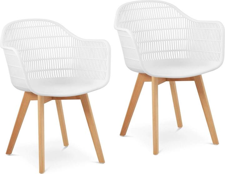 Produktbild Fromm & Starck Stuhl Kunststoffstuhl Küchenstuhl Designstuhl Besucherstuhl 150 kg 2 Stück