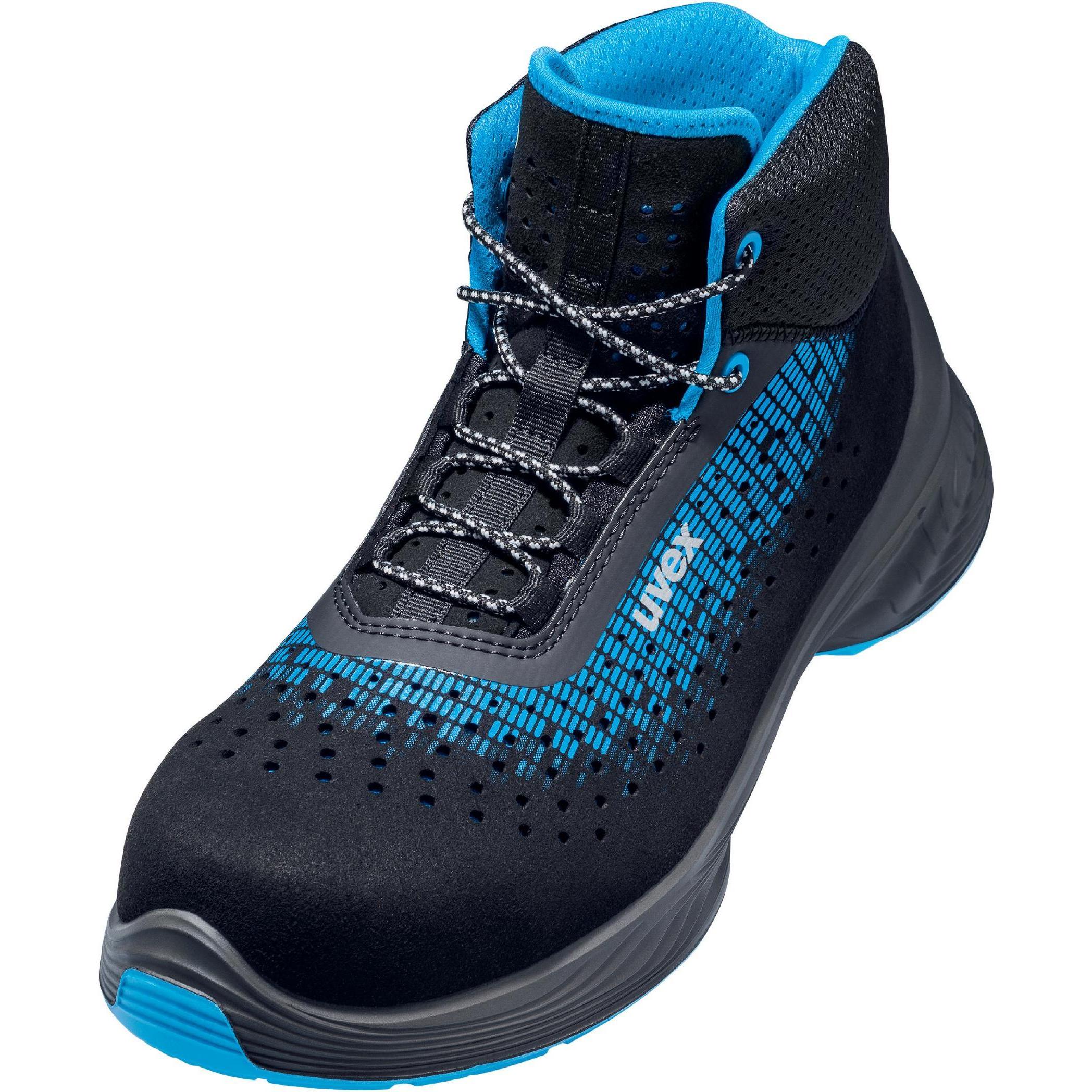 Uvex Safety, Sicherheitsschuhe, 6831835 Sicherheitsstiefel S1 Schuhgrösse (EU): 35 Blau, Schwarz 1 Paar (S1, 35)