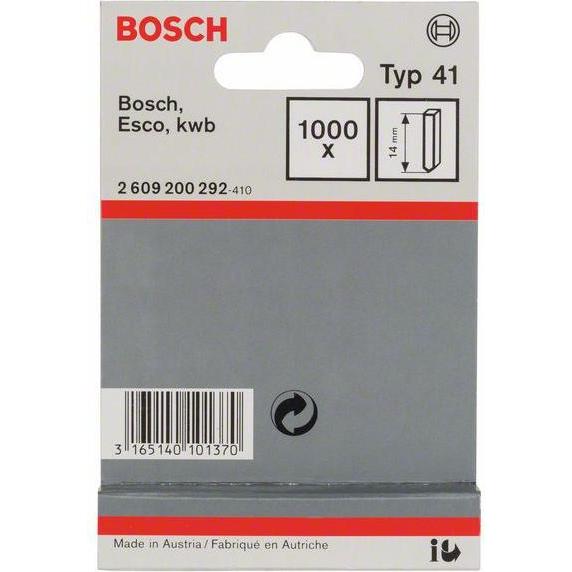 Thumbnail - Bosch Professional Zubehör, Tackerklammern + Tackernägel, Stift Typ 41, 14 mm