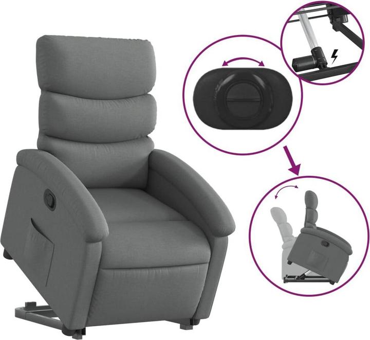 Actual product image vidaXL Relaxsessel mit Aufstehhilfe