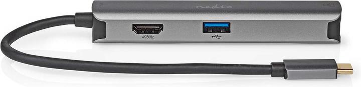 Produktbild Nedis USB Multi-Port Adapter USB 3.2 Gen 1, USB-C™ Male, HDMI™ Female, RJ45 Female, 3x USB-A Female (USB-C, 5 Ports)