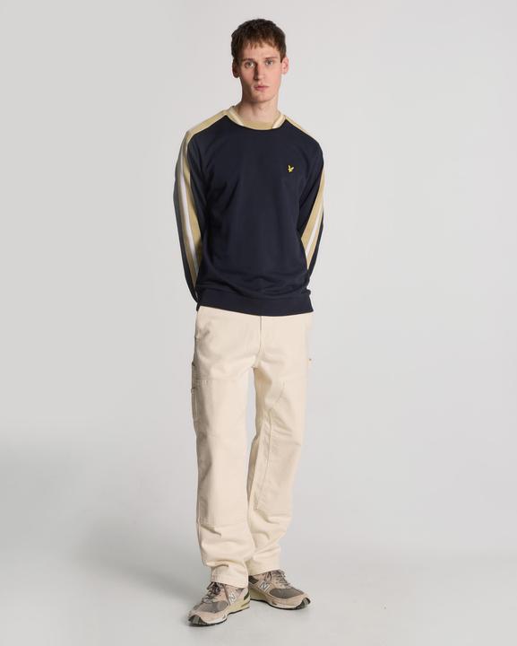 Actual product image Lyle and Scott Contrast Stripe Sweatshirt (XL)