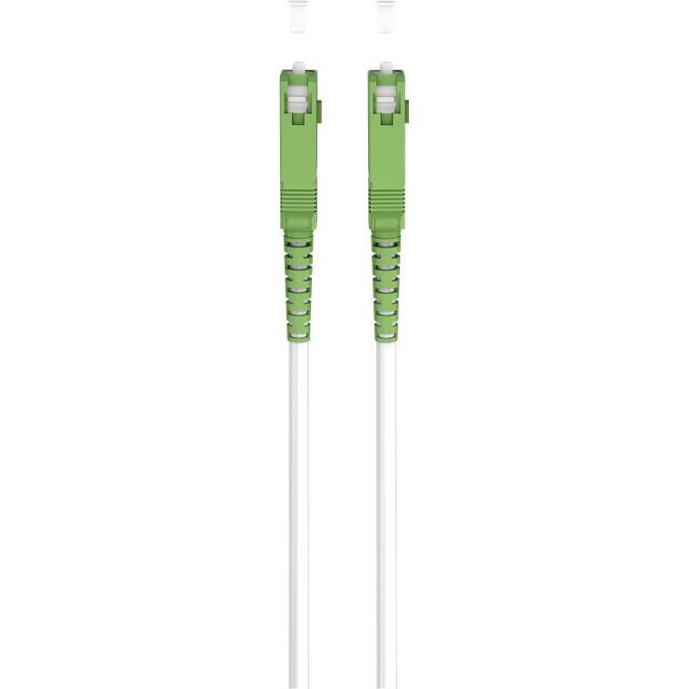 Thumbnail - Goobay Glasfaserkabel FTTH, Singlemode OS2 White, weiss Simplex, 5 m (UTP, 5 m), Netzwerkkabel