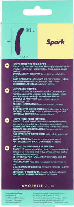 Image du produit Amorelie Dildo «Spark» Türkis