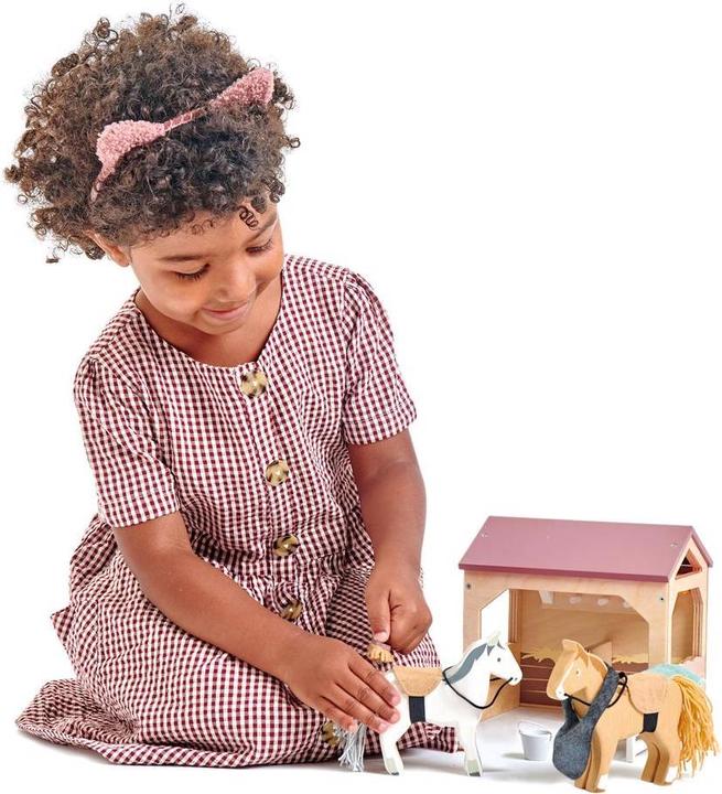 Produktbild Tender Leaf Toys Pferdestall-Set