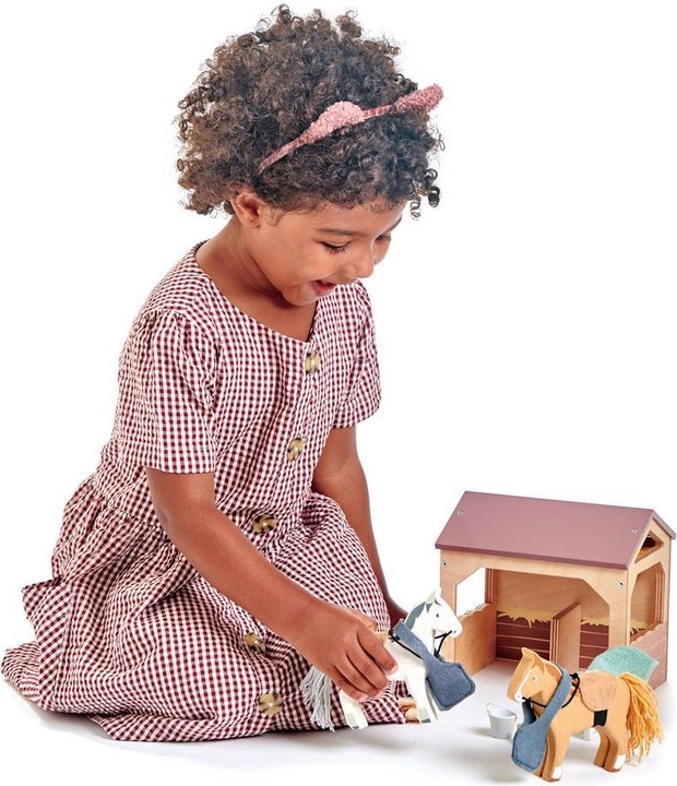 Produktbild Tender Leaf Toys Pferdestall-Set