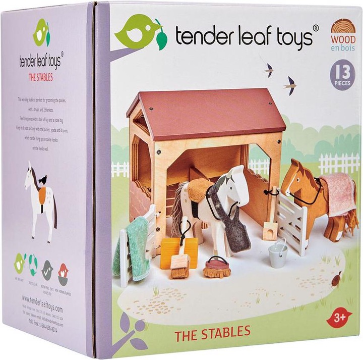 Produktbild Tender Leaf Toys Pferdestall-Set