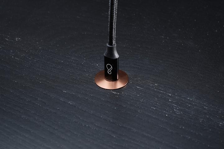 Actual product image Ochno Socket - USB-C outlet w. locking screw 1m cable in Copper (1 m, USB 3.2 Gen 2)