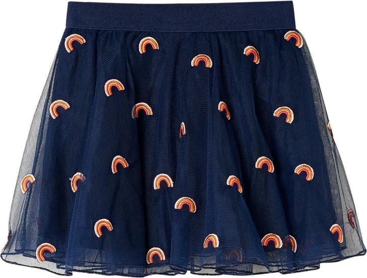 Produktbild VidaXL Kinderrock mit Tüll Marineblau 116,Aussenmaterial: 100 (116)
