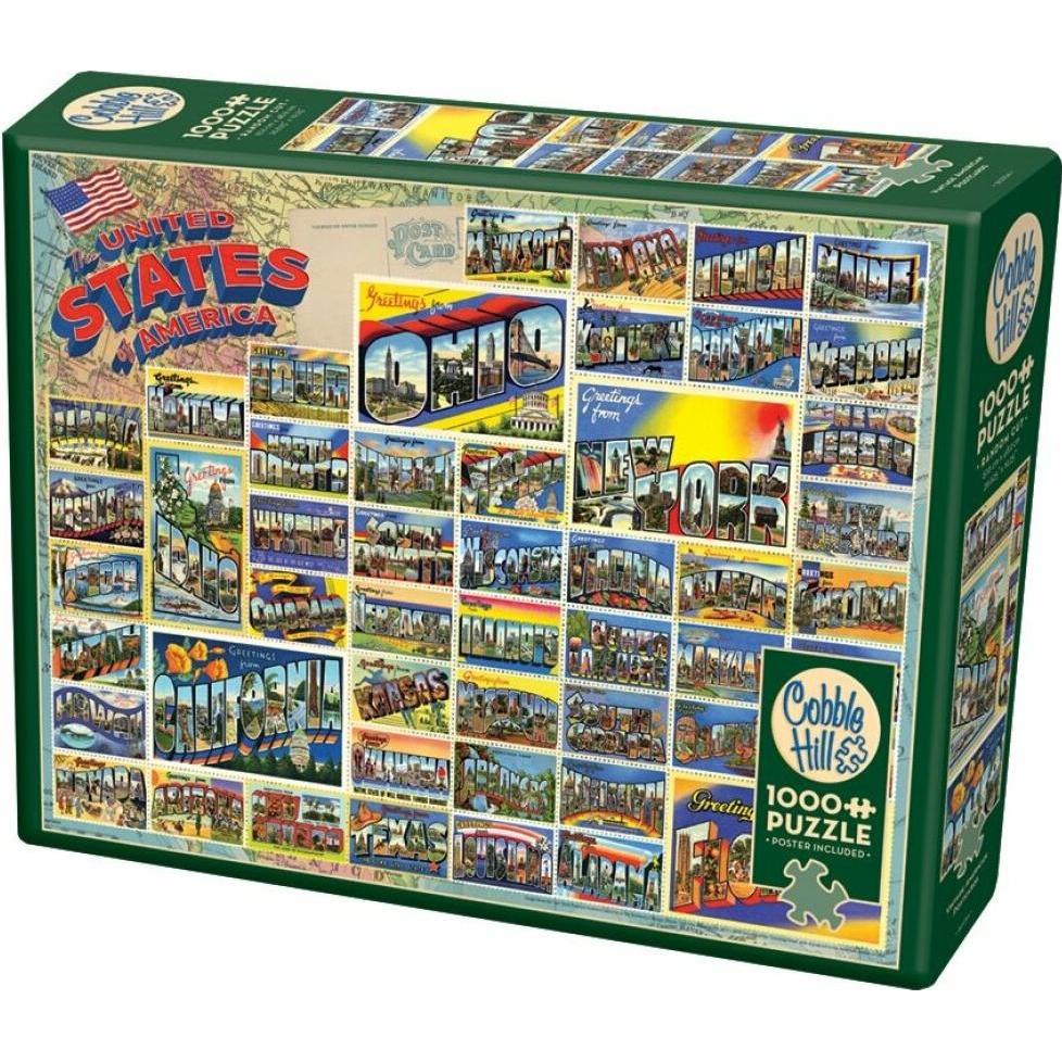 Cobble Hill Puzzle Amerikanische Historische Postkarten 1000 Teile (1000 Teile)