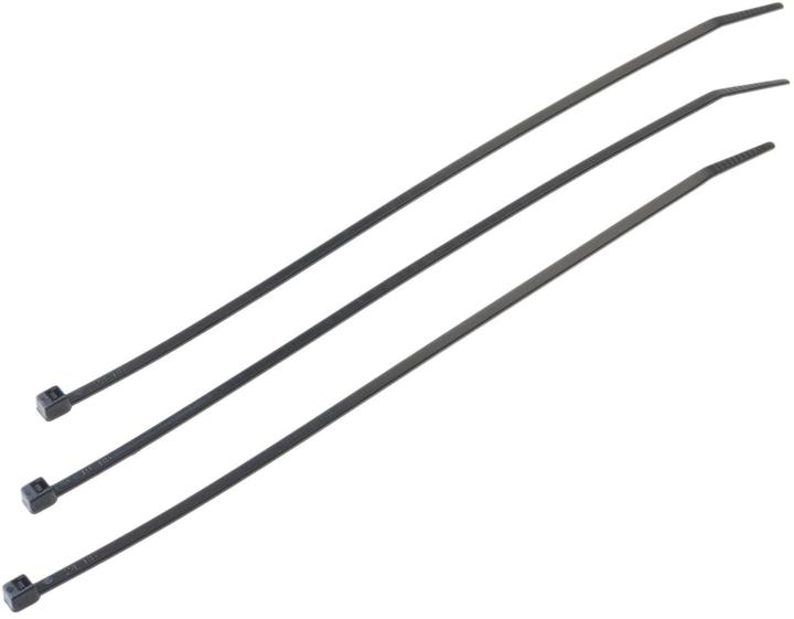 Actual product image VR-Technics Cable Tie Black 200 mm x 3.6 mm (Velcro cable ties, 200 mm, 100 pcs.)