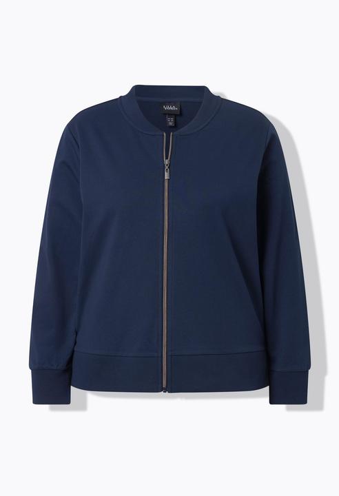Produktbild Ulla Popken Sweatblouson, Collegekragen, kurz, Langarm (62)