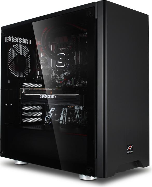 Produktbild Mifcom Savage RTX2080Ti Core i7 Advanced (Intel Core i7-9700K, 32 GB, 1000 GB, GeForce RTX 2080 Ti)