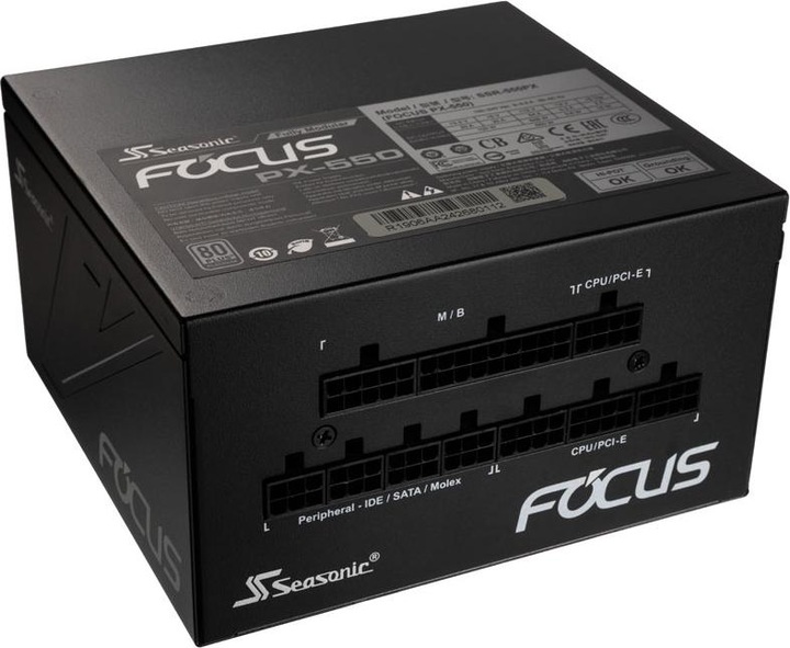 Actual product image Seasonic Focus PX (550 W)