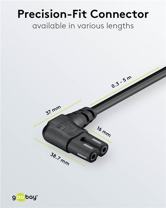 Produktbild Goobay Euro Anschlusskabel (3 m)