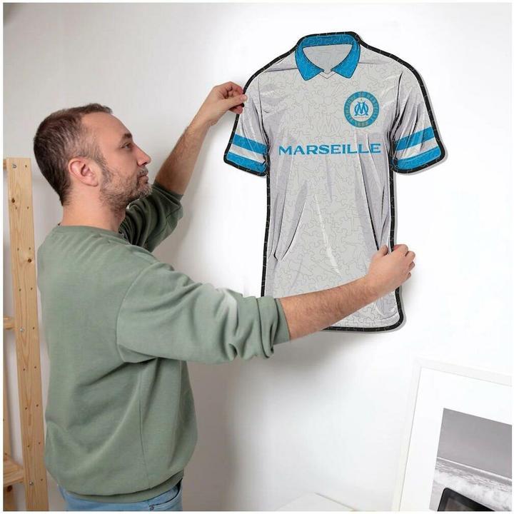Immagine prodotto Iconic Olympique Marsiglia - Maglia - Puzzle in Legno Taglia S (150 Pezzi) (150 pezzi)