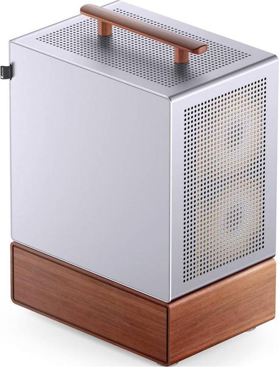 Image du produit Jonsbo T7 PC-Gehäuse, Midi-Tower, mATX, Tempered Glass - silber (ITX, mATX)
