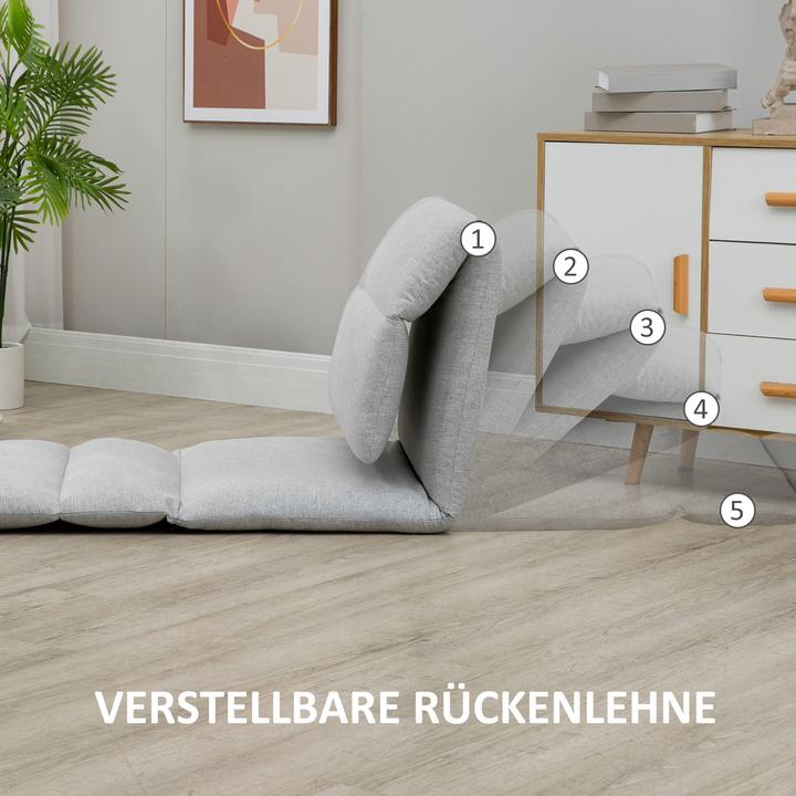 Produktbild Homcom Bodensofa mit Liegefunktion