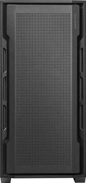 Actual product image Cougar Uniface Black| PC Case | Mid Tower / Mesh Front Panel / 2 x ARGB Fans / TG Left Panel (ATX, Mini-ITX, SSI CEB)