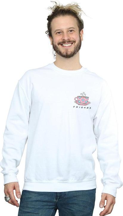 Produktbild Friends Coffee Cup Breast Print Sweatshirt (5XL)