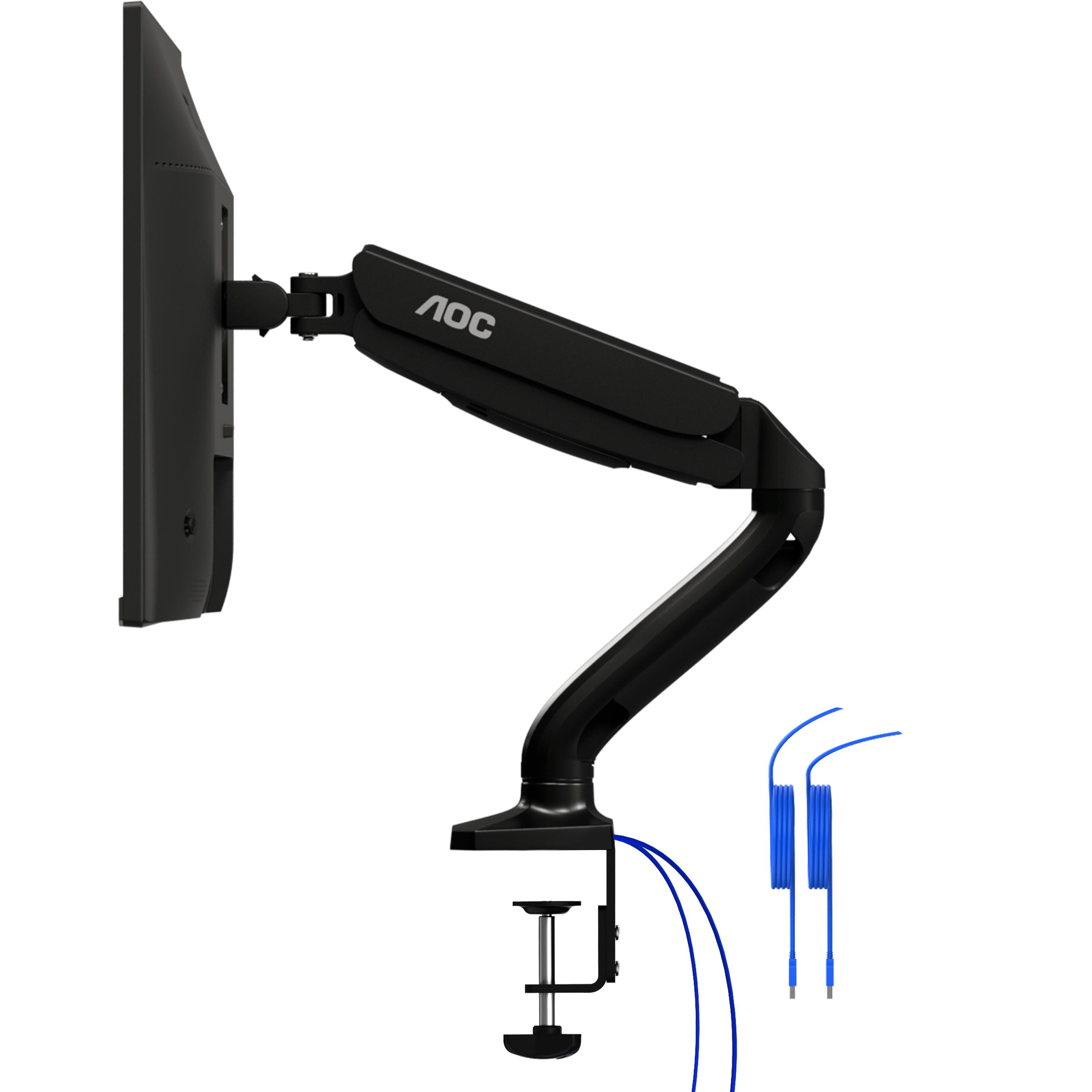 AOC AS110DX (Tisch, 32", 9 kg), Monitor Halterung, Schwarz