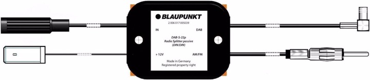 Actual product image Blaupunkt Radio Splitter Passive