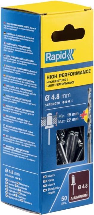 Produktbild Rapid Universal Blindniete Ø 4,8 x 25 mm (50 x)